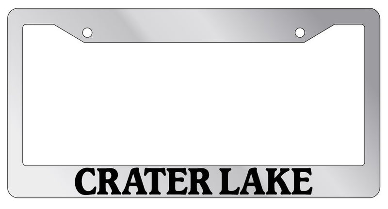 Chrome License Plate Frame Crater Lake Auto Accessory National Parks 2006  Mod-GRAPH9856236-4493