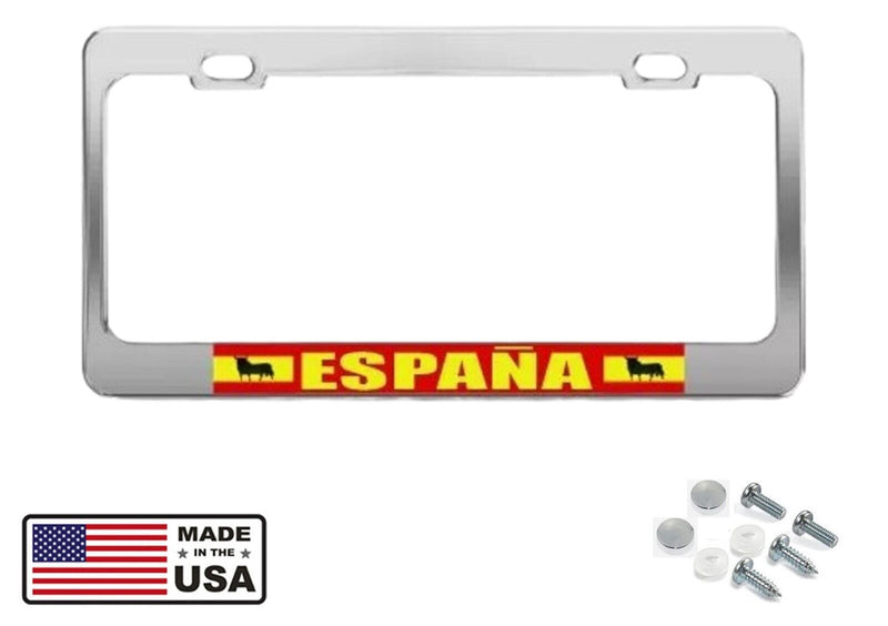 ESPANA SPAIN MATADOR COUNTRY Metal License Plate Frame Holder