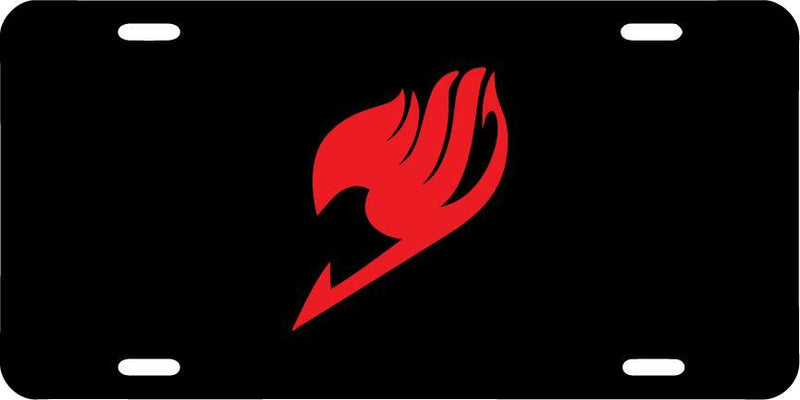 Fairy Tail Red Vanity License Plate Mod-GRAPH9856236-7627