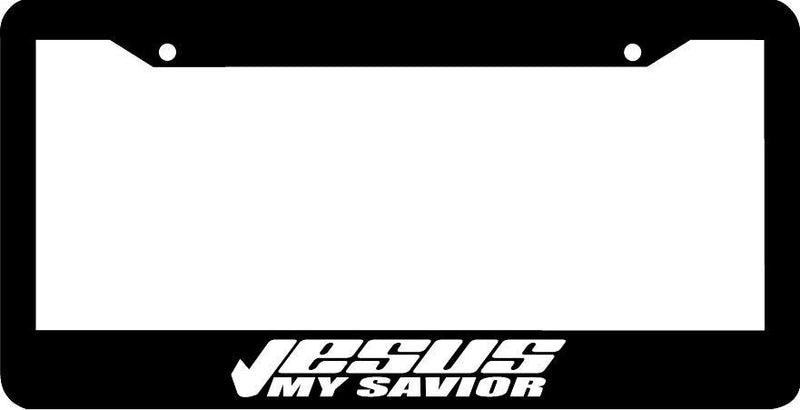 JESUS MY SAVIOR CHRISTIAN License Plate Frame