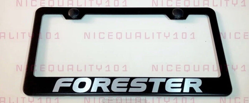 Forester Stainless Steel Finished License Plate Frame Holder Rust Free