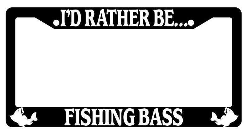 Black License Plate Frame I&