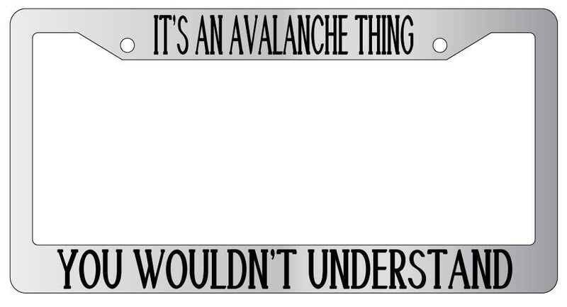 Chrome License Plate Frame IT&