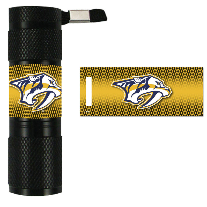 NHL Nashville Predators LED Flashlight 1.1"x.3"x3.4"