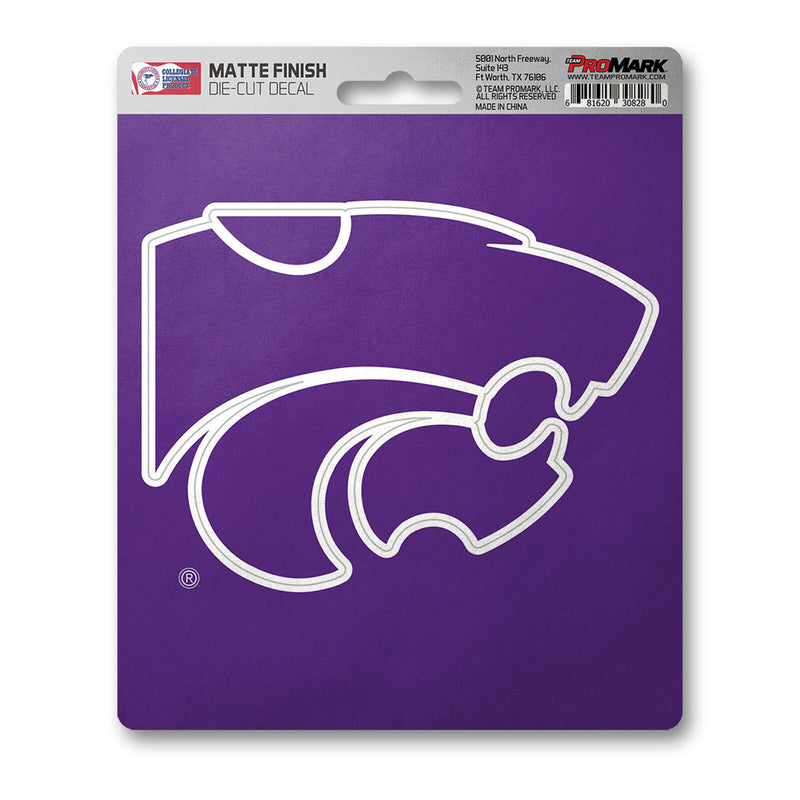 NCAA Kansas State Wildcats Decal Matte 5"X6.25" Auto Boat Luggage