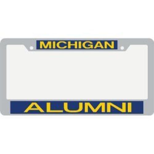 NCAA Michigan Wolverines Metal Alumni Inlaid Acrylic License Plate Frame