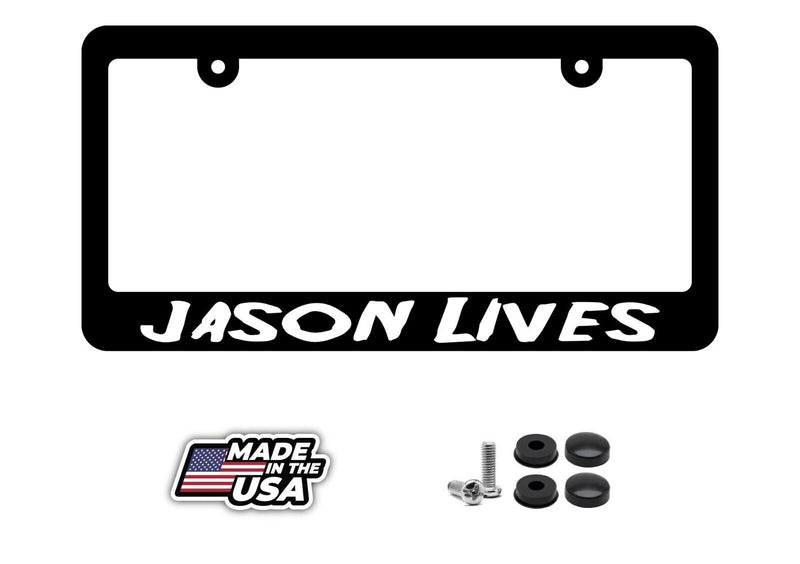 JASON LIVES FRIDAY THE HORROR LICENSE PLATE FRAME HOLDER