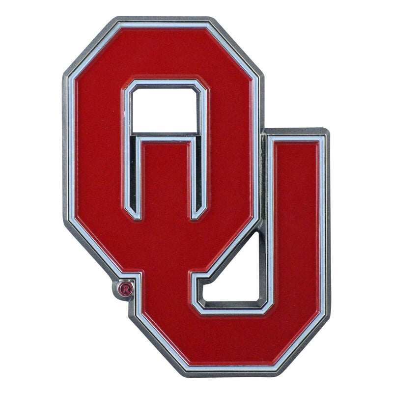 NCAA Oklahoma Sooners Diecast 3D Color Emblem Car Truck RV