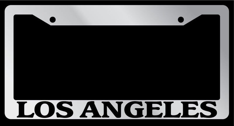 Chrome METAL License Plate Frame LOS ANGELES Auto Accessory 1535  Mod-GRAPH9856236-10231