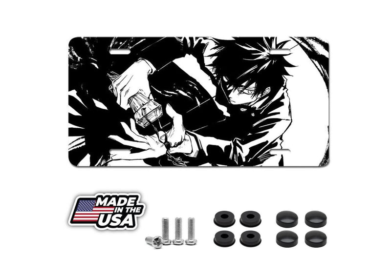 Jujutsu Kaisen Megumi License Plate Auto Truck Car Tag Gift Popular Hot