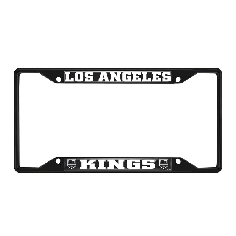 NHL Los Angeles Kings Black Metal License Plate Frame