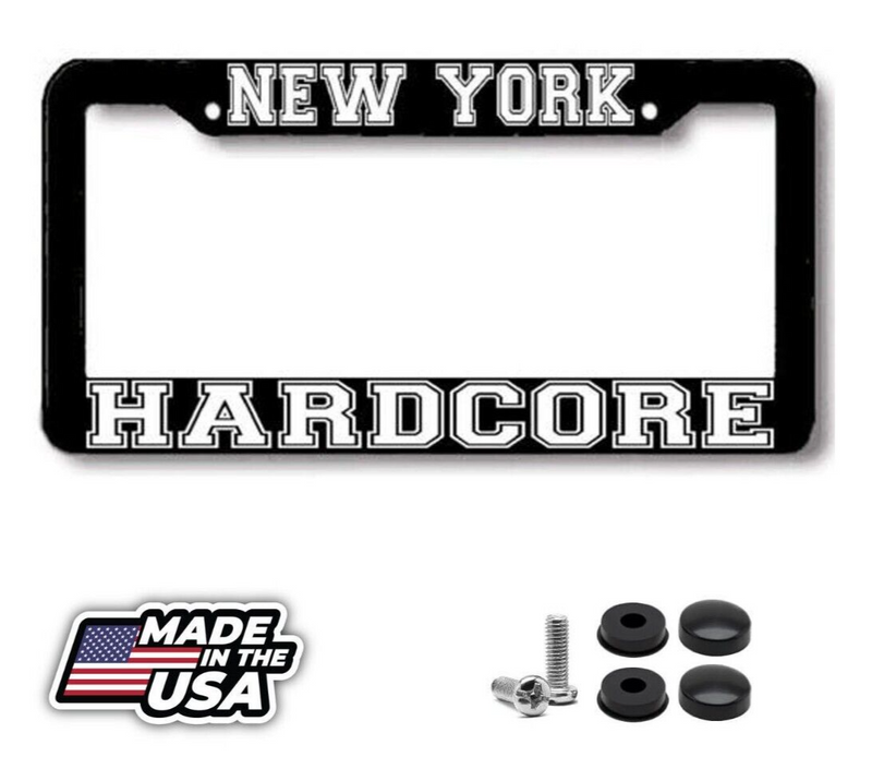 NEW YORK HARDCORE NYHC License Plate Frame