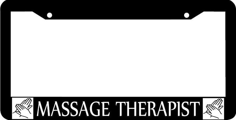 MASSAGE THERAPIST License Plate Frame