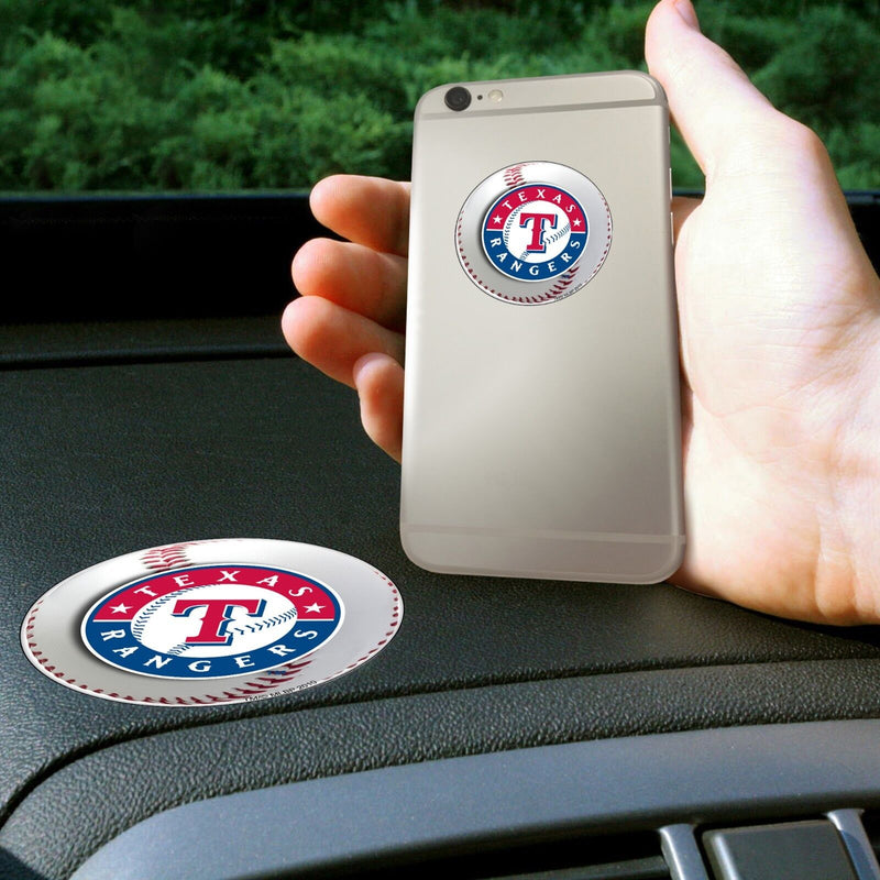 MLB Texas Rangers Get a Grip Cell Phone Grip Thick Polymer Stickers