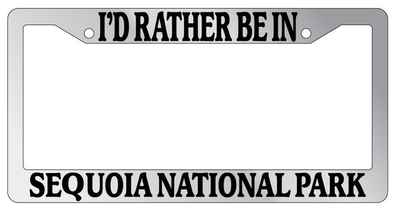 Chrome License Plate Frame I&