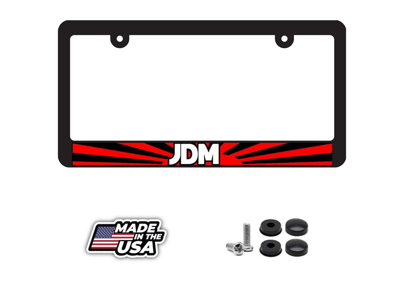 JDM Japaense Rising Sun License Plate Frame - JDM KDM Plate