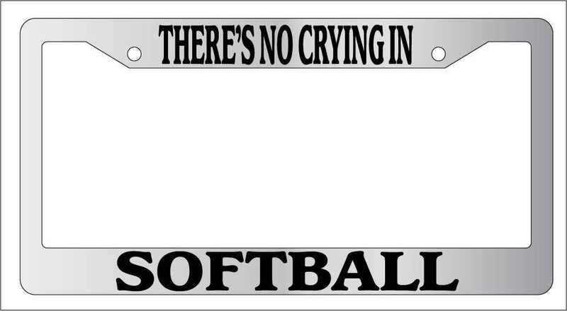 Chrome License Plate Frame There&