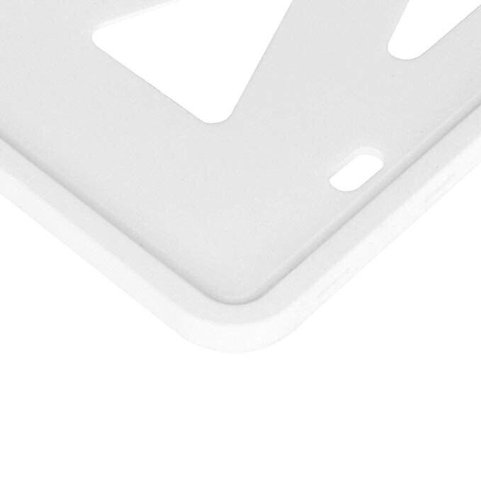 Noctiluce 2 Pack Universal License Plate Frame Premium Silicone Material for Car