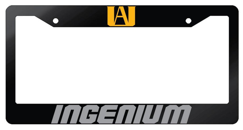 Ingenium Glossy Black Plastic License Plate Frame My Hero Academia  Mod-GRAPH9856236-7505