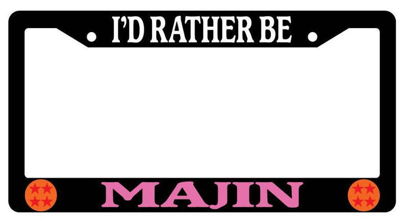 Black License Plate Frame I&