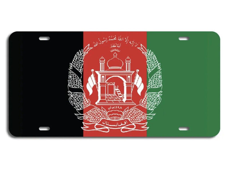 Afghanistan Flag Vanity License Plate Car Truck Accessory Arabia Islamic