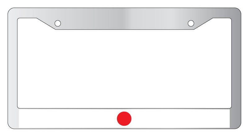 Japan Chrome License Plate Frame World Flags  Mod-GRAPH9856236-4999