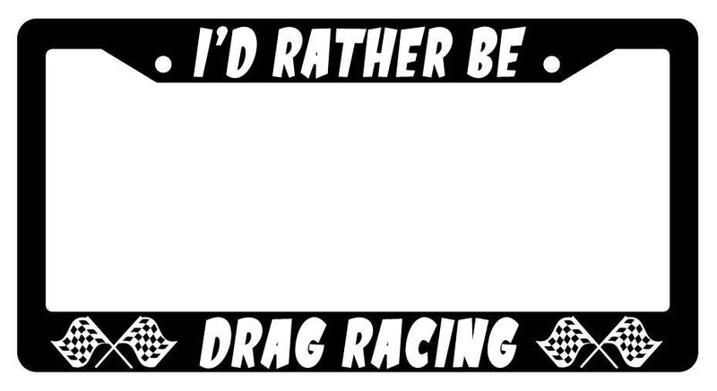 Black License Plate Frame I&