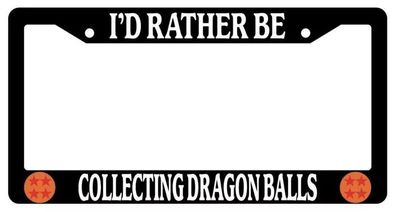 Black License Plate Frame I&