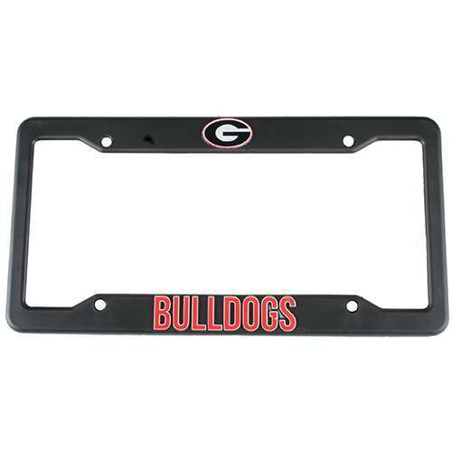 NCAA Georgia Bulldogs Plastic License Plate Frame