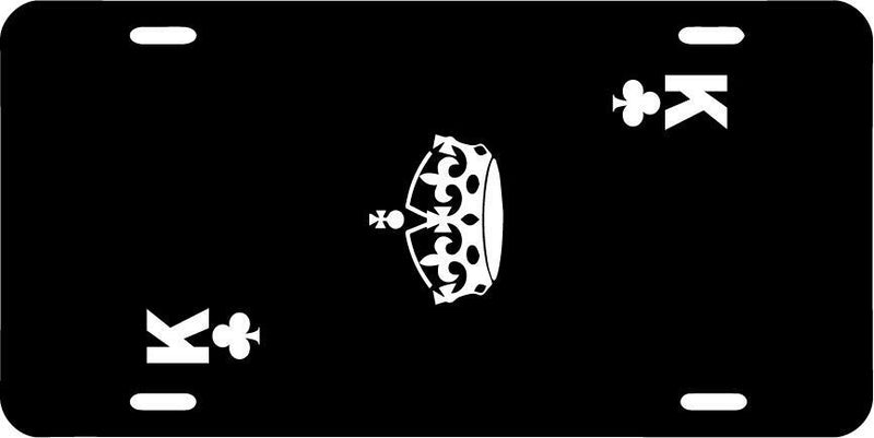 King Of Clubs Black Vanity License Plate Mod-GRAPH9856236-7720