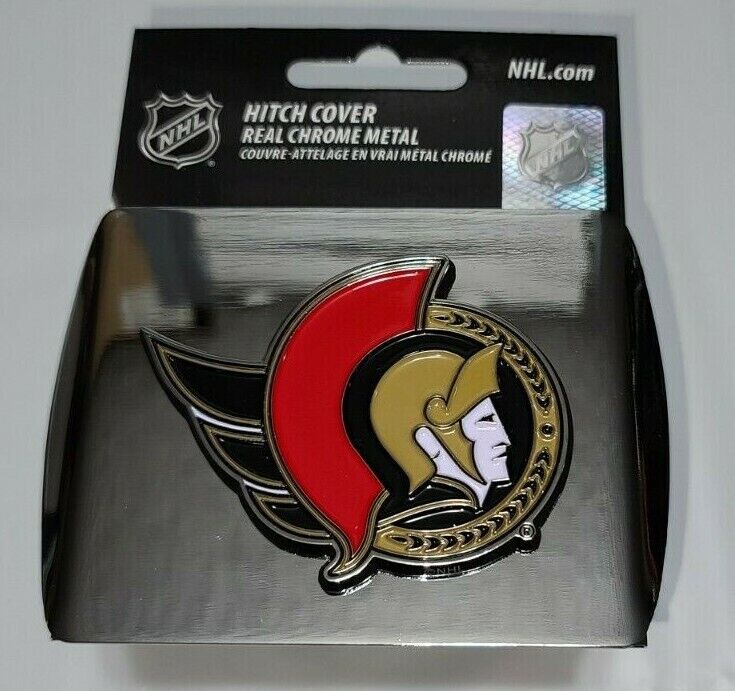 NHL Ottawa Senators 3D Color on Chrome Metal Hitch Cover