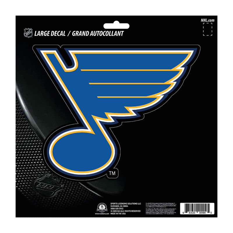 NHL St. Louis Blues Decal Large 8"X8" Auto RV Boat Cooler Luggage