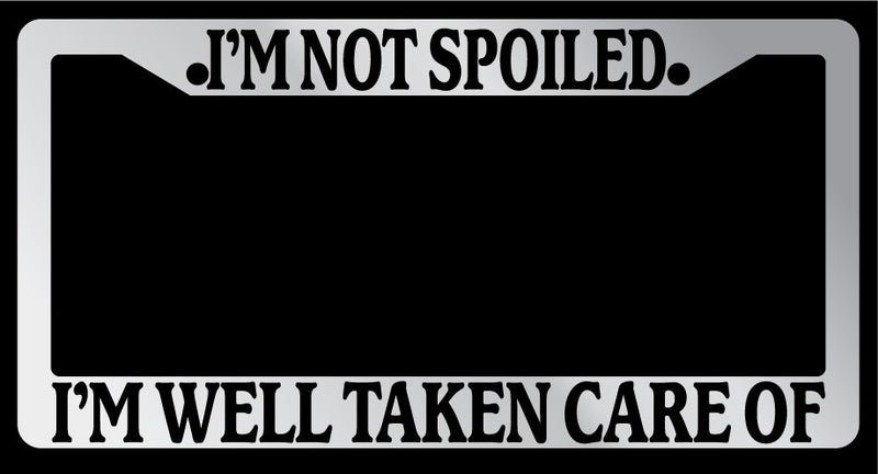 Chrome License Plate Frame I&