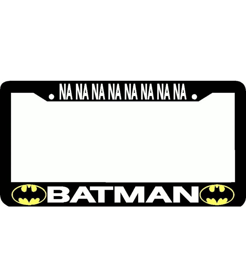 NA NA NA NA NA NA NA NA BATMAN music License Plate Frame