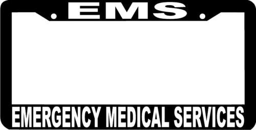 EMS Emergency Medical Services License Plate Frame