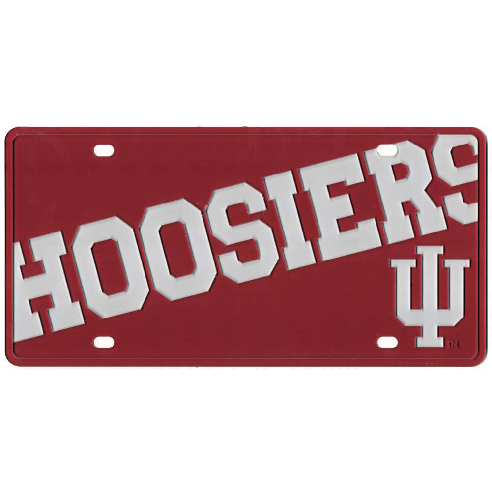 NCAA Indiana Hoosiers Full Color Mega Inlay License Plate – License ...