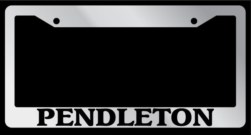 Chrome METAL License Plate Frame PENDLETON Auto Accessory 2504  Mod-GRAPH9856236-7836