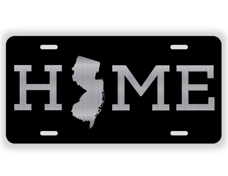 Home New Jersey License Plate Tag Vanity Front Aluminum 6 Inches By 12 Inches