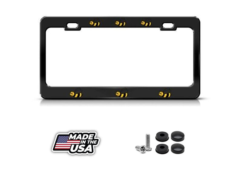 BUMBLE BEE Metal License Plate Frame Holder