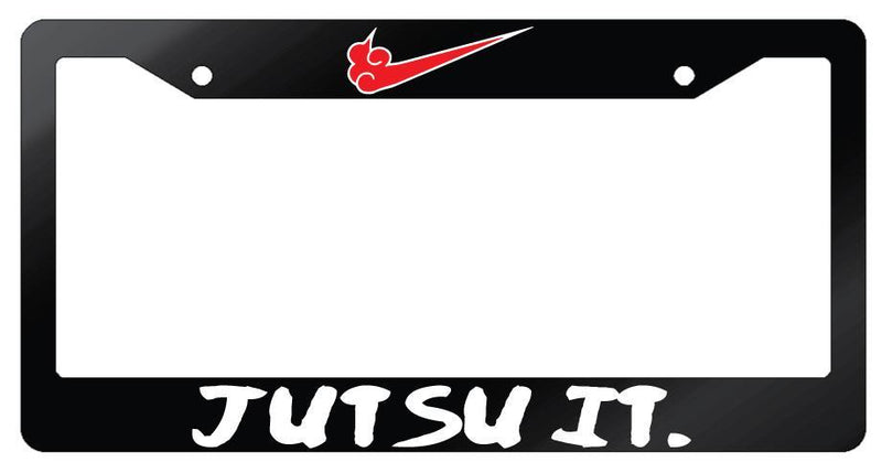 Jutsu It Glossy Black Plastic License Plate Frame Naruto  Mod-GRAPH9856236-7413