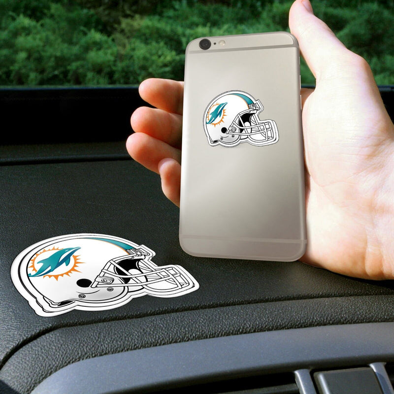 NFL Miami Dolphins Get a Grip Cell Phone Grip Thick Polymer Stickers