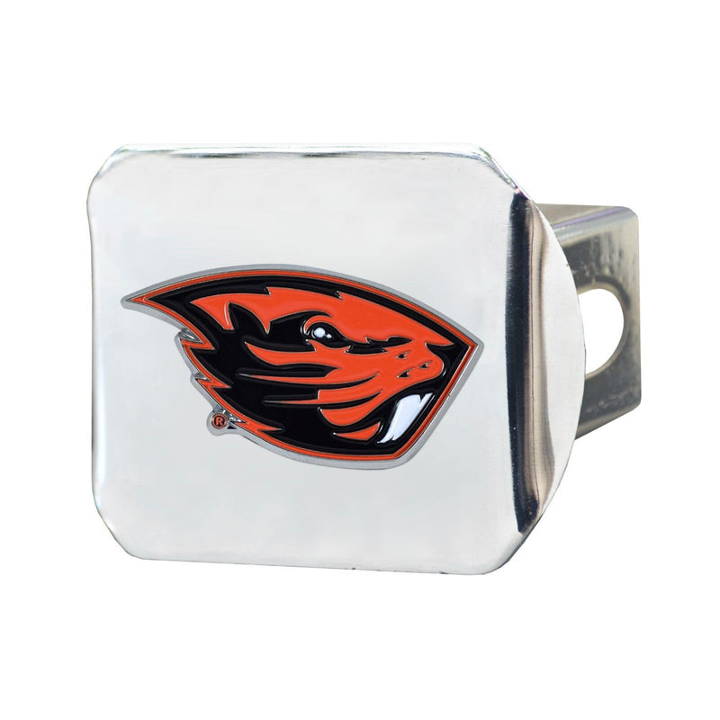 NCAA Oregon State Beavers 3D Color on Chrome Metal Hitch Cover