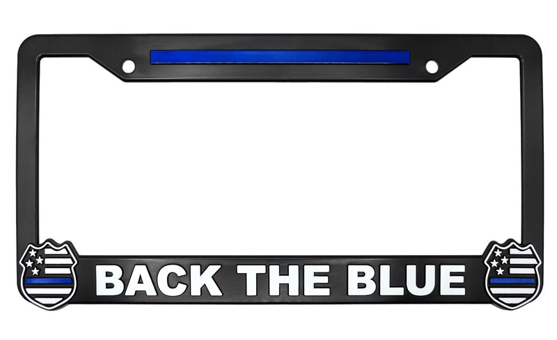 Back the Blue License Plate Frame