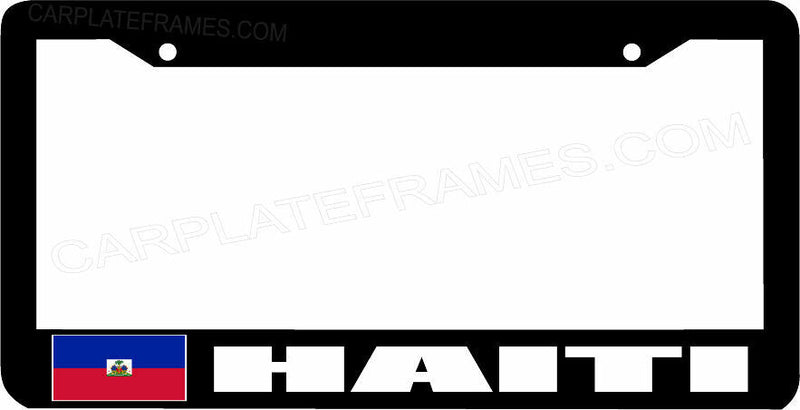HAITI flag License Plate Frame