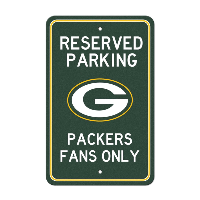 NFL Green Bay Packers Reserved Parking Sign Large Decor 12"x 18"