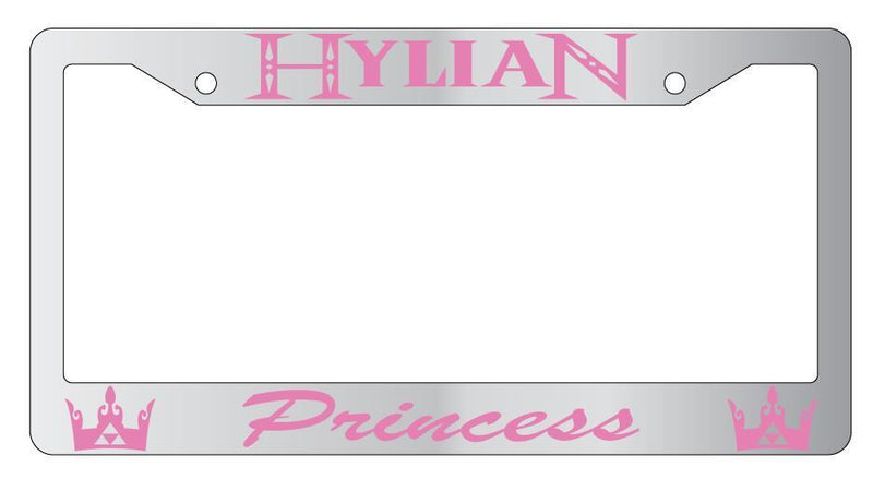 Hylian Princess Chrome License Plate Frame Zelda  Mod-GRAPH9856236-5237