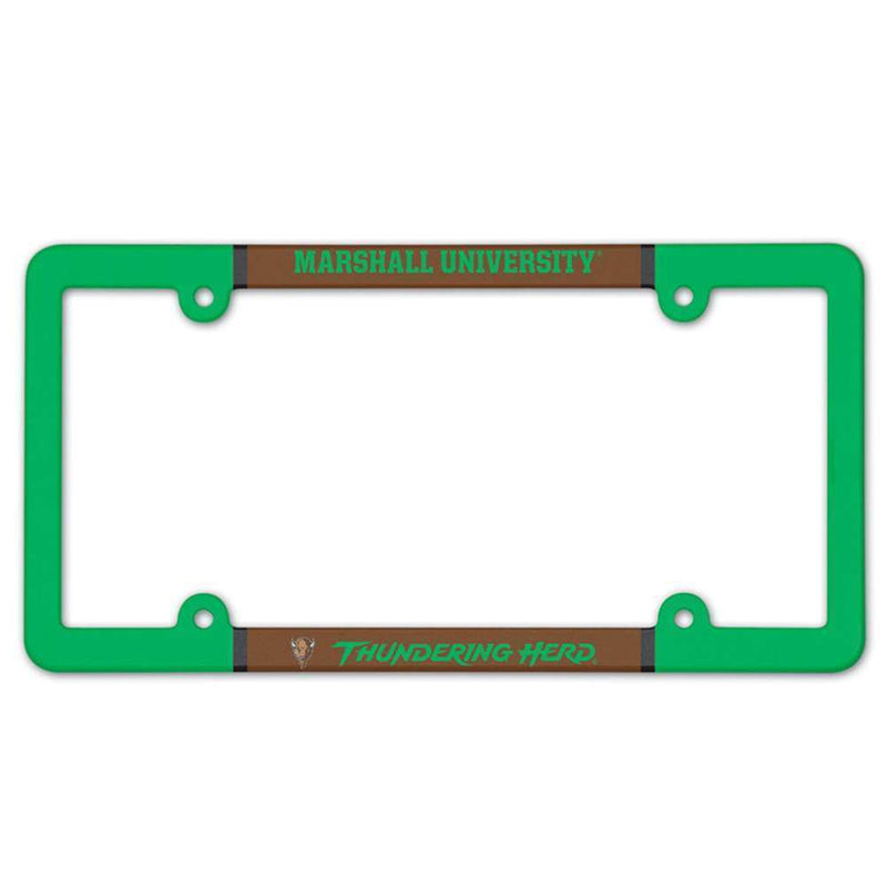 NCAA Marshall Thundering Herd Plastic License Plate Frame