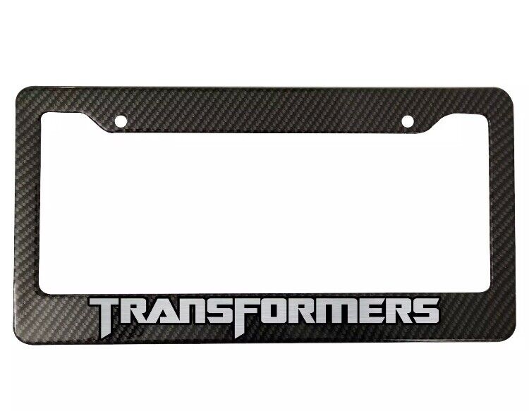 Transformers Robot Carbon Fiber License Plate Frame Car Truck SUV NEW US