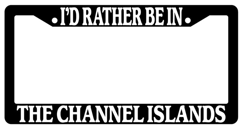 Black License Plate Frame I&
