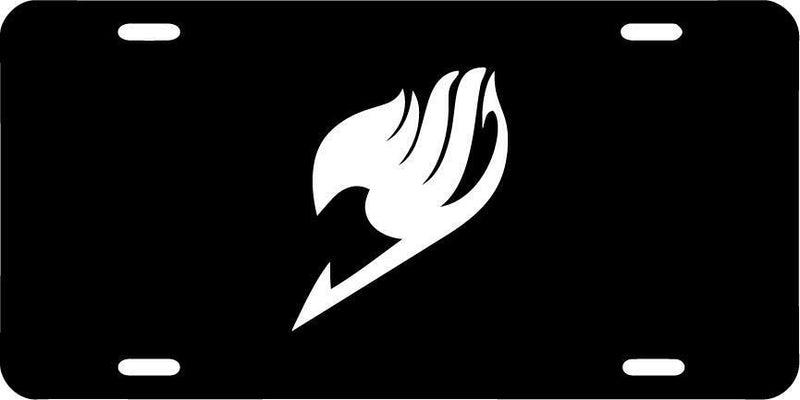 Fairy Tail White Vanity License Plate Mod-GRAPH9856236-7756